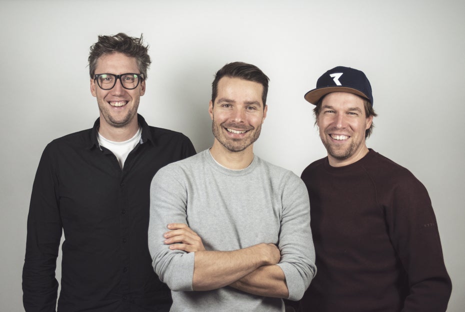 Die Gründer von Ryzon: Mario Konrad, Fabian Jung und Markus Konrad (v.l.n.r.). (Foto: Ryzon/Sergej Djattschenko)
