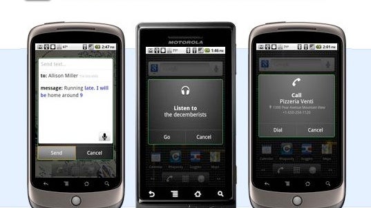Sprachsteuerung: Google stellt „Voice Actions“ für Android vor Sprachsteuerung: Google stellt „Voice Actions“ für Android vor