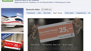 Social Media: Heftige Kritik an Facebook-Aktion „Chefticket” der Deutschen Bahn