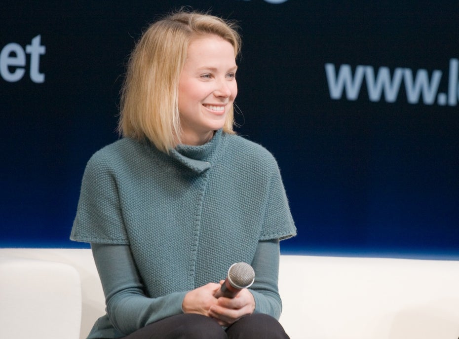Yahoo-CEO Marissa Mayer ist in Verhandlungen mit Tumblr.
