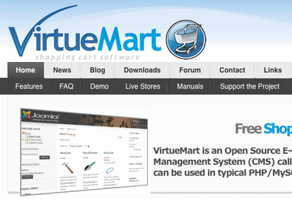 Open Source Shopsystem: VirtueMart