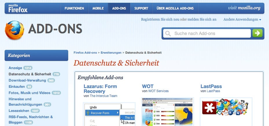 Datenpanne bei Mozilla: Teile der Nutzer-Datenbank waren frei zugänglich