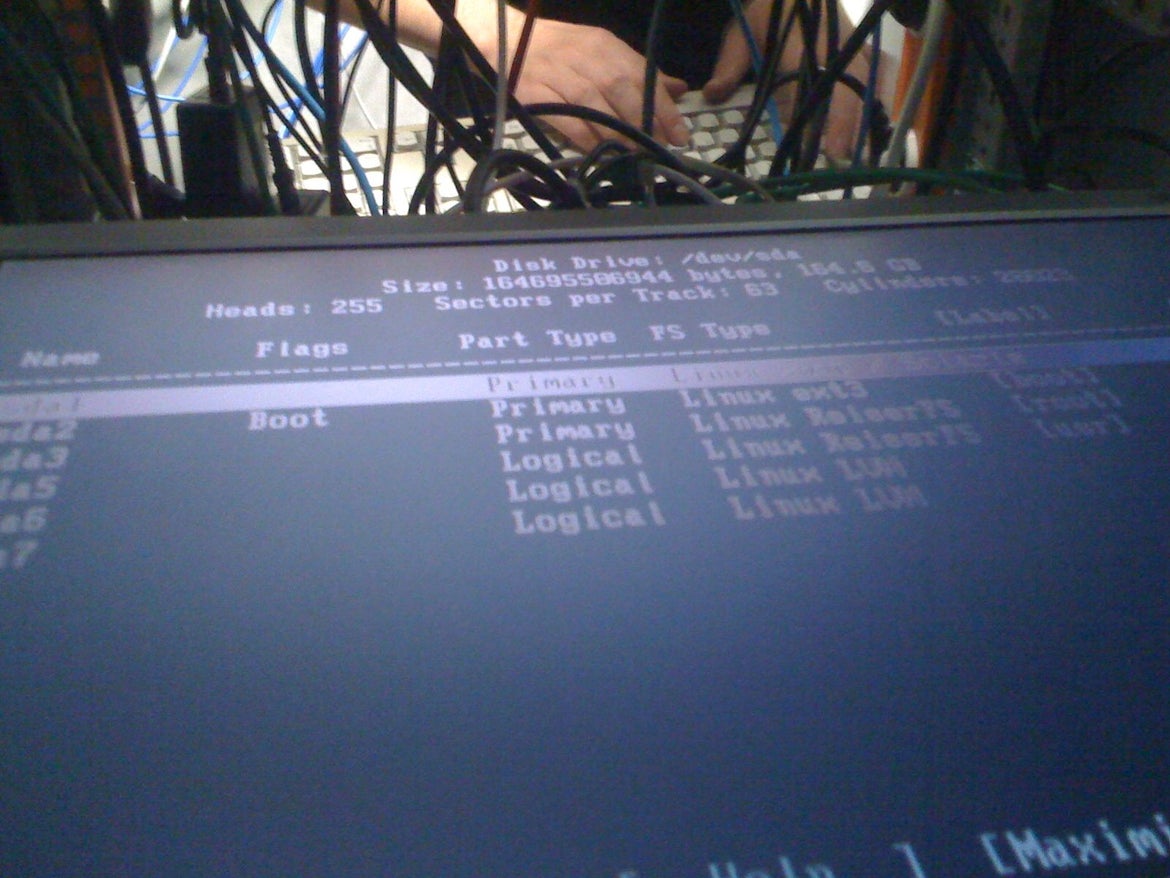 Server neu booten