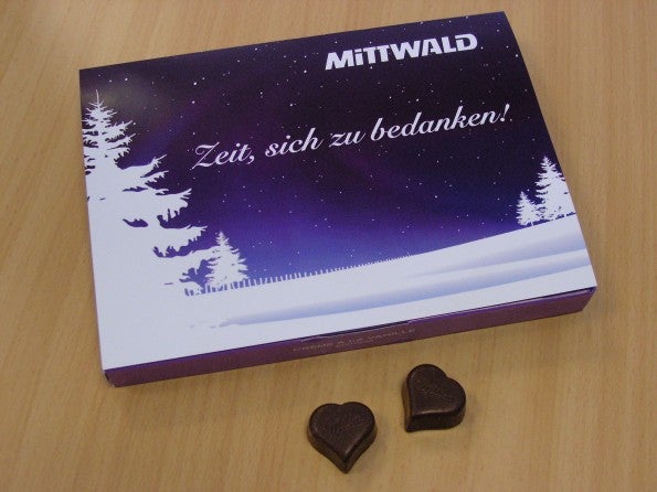 Weihnachtskarte 2010: Mittwald sagte danke