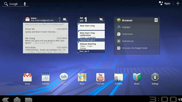 Android 3.0 Honeycomb Google gibt ersten Einblick