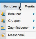 Benutzermenü unter Joomla! 1.6