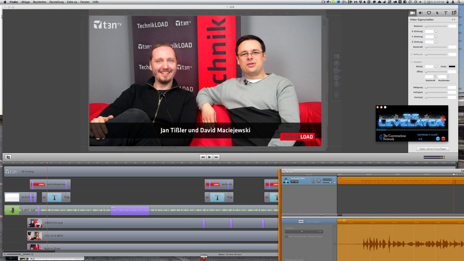 Produktion einer TechnikLOAD-Folge mit ScreenFlow, GarageBand und Levelator - einfach aber effektiv Produktion einer TechnikLOAD-Folge mit ScreenFlow, GarageBand und Levelator - einfach aber effektiv