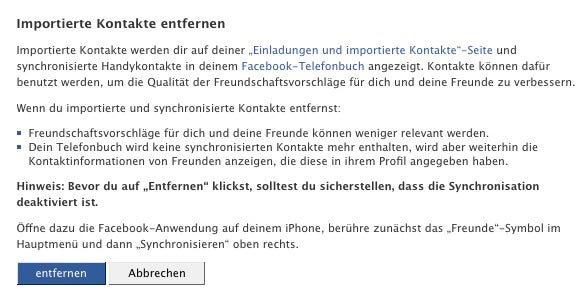 facebook_importierte_kontakte_entfernen