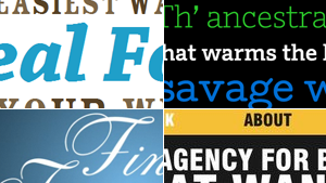 Webfont-Dienste im Vergleich: alles, nur nicht Verdana Webfont-Dienste im Vergleich: alles, nur nicht Verdana