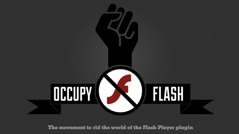(Bild: occupyflash.org) Flash-Player-Alternative: Project Shumway von Mozilla macht verhasstes Adobe-Plugin überflüssig