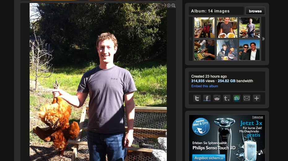 Facebook-Bug macht private Bilder öffentlich, auch die von Mark Zuckerberg