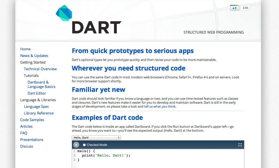 dart-website-screenshot