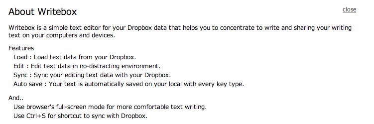 dropbox writebox