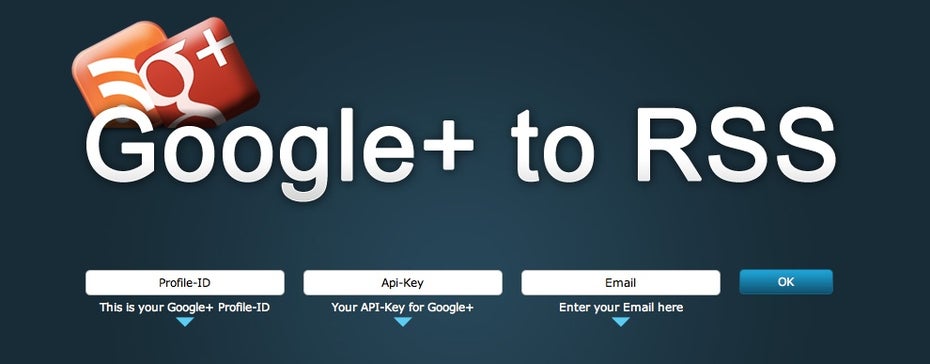 Google-Plus to RSS-Feed