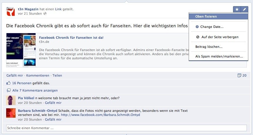 FacebookChronik_Fanseiten_fixieren