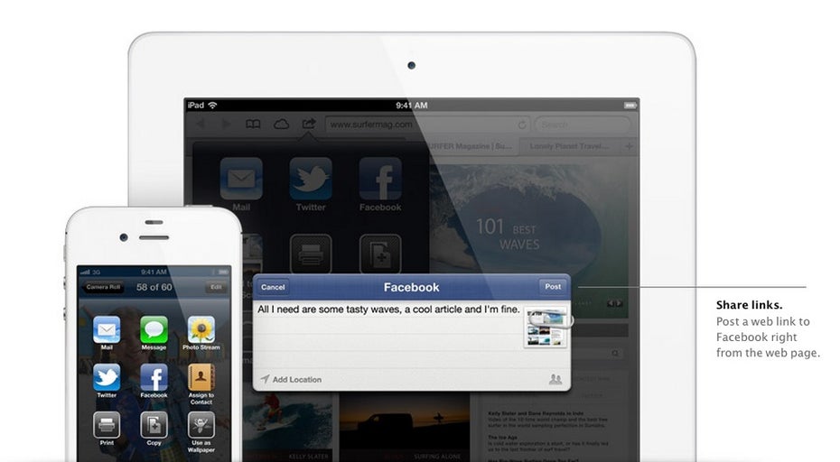 ios 6 facebook