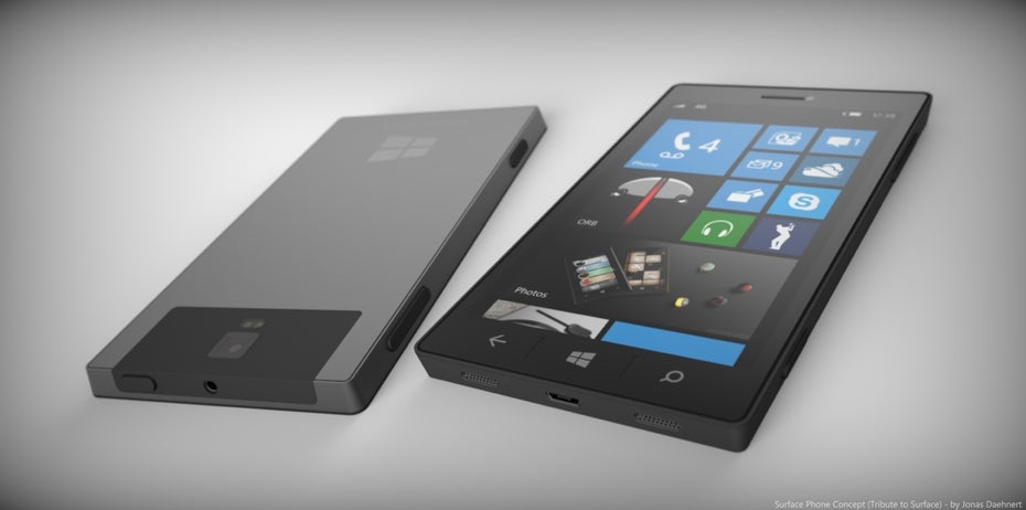 Im nächsten Jahr soll Microsoft angeblich ein Surface Phone vorstellen. (Bild: Phone Designer)