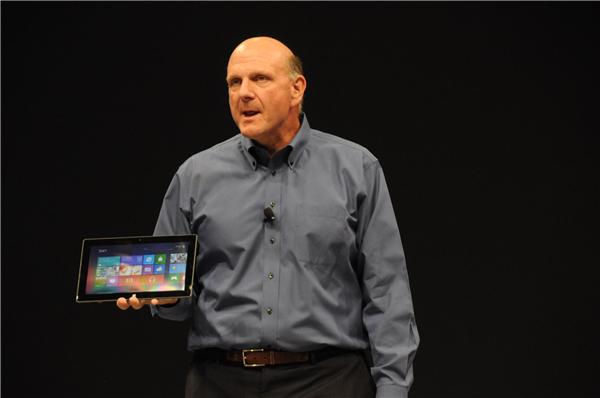 Steve Ballmer präsentierte kürzlich das Surface Steve Ballmer präsentierte kürzlich das Surface
