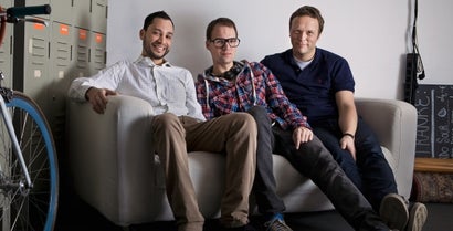 doctape Gründer Ricardo Ferrer Rivero, Sascha Reuter und Sven Hohlfeld