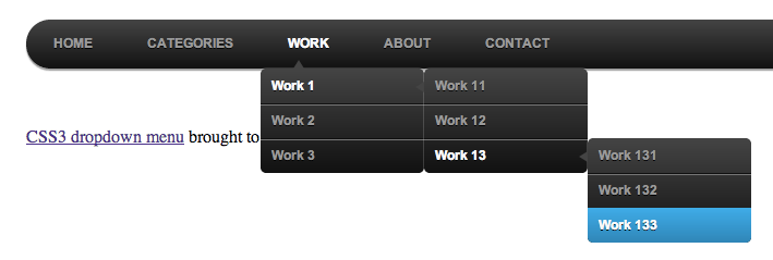 Red-Team-Design CSS3 Dropdown-Menü-Tutorial