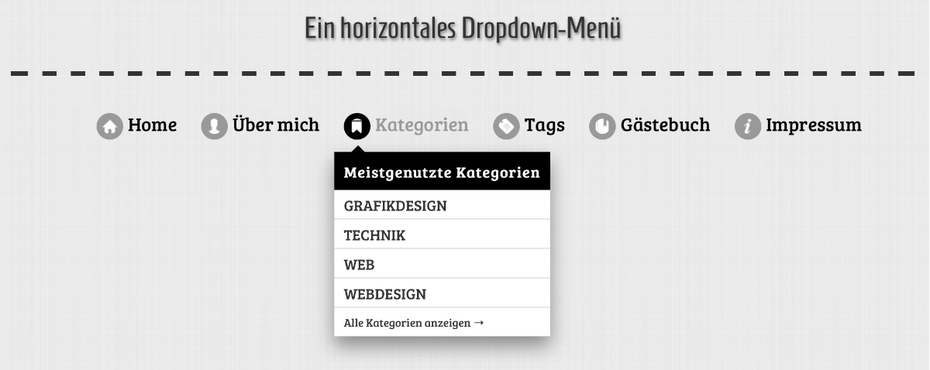 CSS3 Dropdown Menu