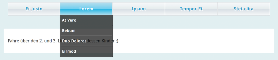 CSS3 Dropdown Menu