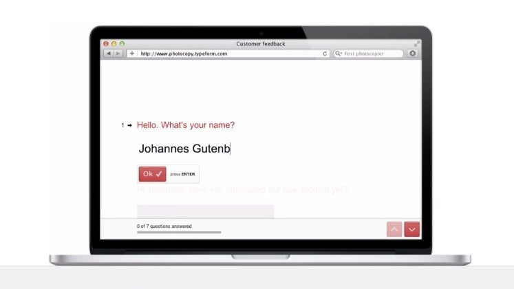 Typeform: Neues Tool für schicke Umfragen und Formulare Typeform: Neues Tool für schicke Umfragen und Formulare