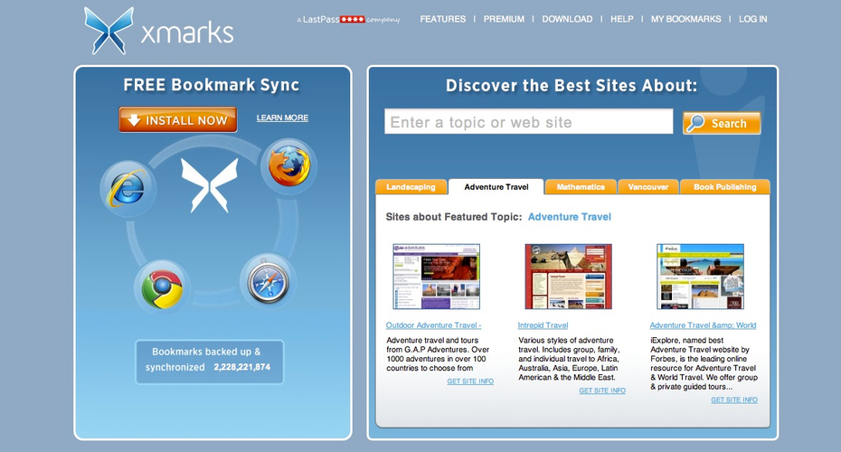 bookmarking-dienste xmarks