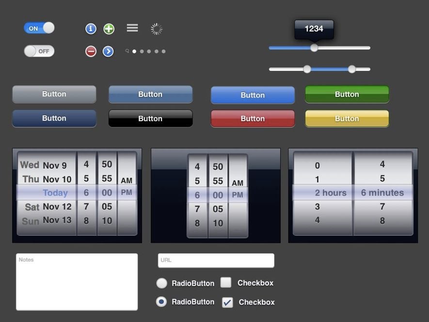 Keynotopia bietet eine Reihe von kostenpflichtigen Templates für das Prototyping mit Präsentationssoftware. (Screenshot: Keynotopia)