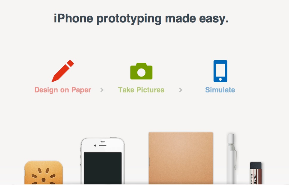 Entwürfe auf Papier erstellen, fotografieren und mit der App Pop miteinander zu einem interaktiven Prototypen verknüpfen – simpel und elegant. (Screenshot: Popapp)