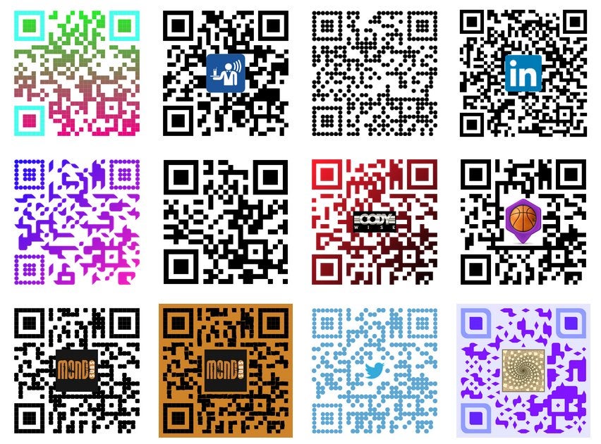 SnippQR: Es stehen verschiedene Style für die generierten QR-Codes zur Verfügung. (Screenshot: Snipp)