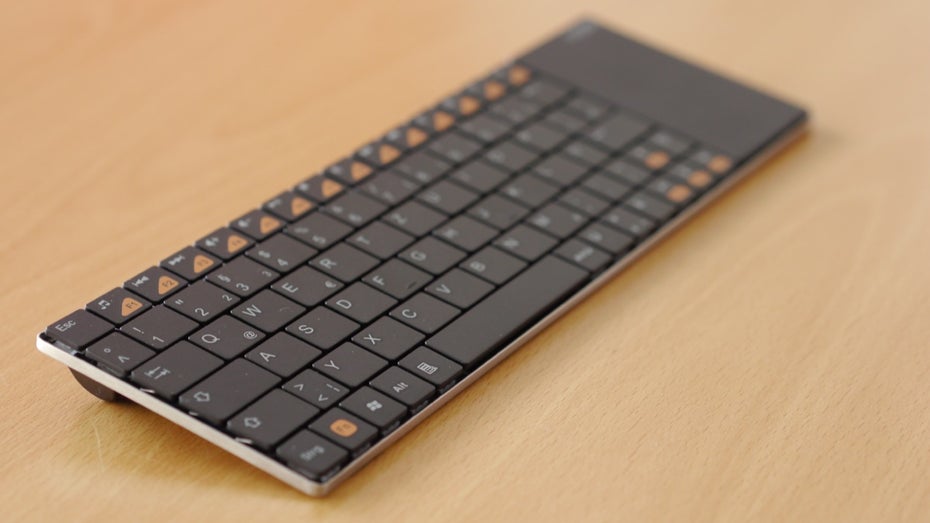 Kabellose Tastatur in klein: Die Rapoo E2700 ist nichts für Dauertipper.