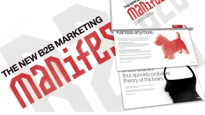 „B2B Marketing Manifesto“ Ein Content-Marketing-Erfolg. (Quelle: velocitypartners.co.uk) 