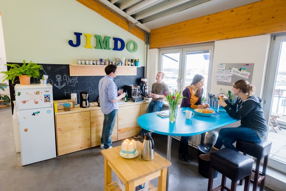 Unternehmen wie Jimdo setzen auf eine gute Arbeitsathmosphäre – und auf Feel-Good-Manager. (Foto: Jimdo)