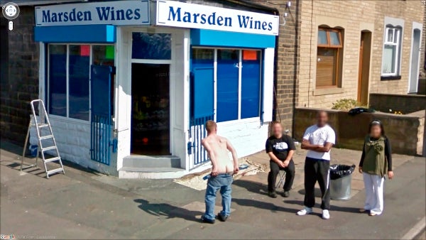 Manch Eingeweihter hält offensichtlich nicht viel von Google Street View. Screenshot: thatsright.com