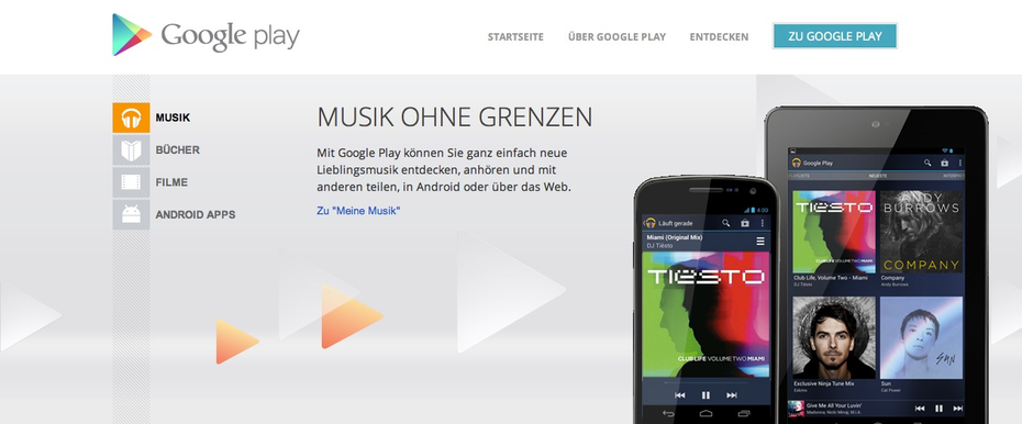 musikstreaming-dienste google play music all access