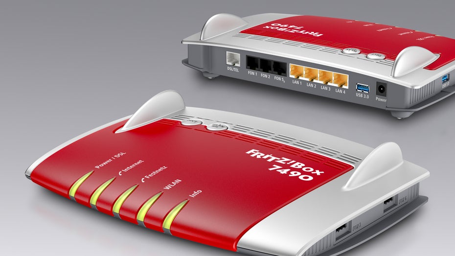12 Jahre nach ihrer Vorstellung erhält die Fritzbox 7490 noch ein Update. (Foto: AVM) Unverwüstlich: AVM versorgt 12 Jahre alte Fritzbox mit neuem Update