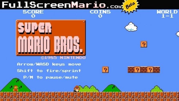 Retro-Game: Super Mario Bros. 1