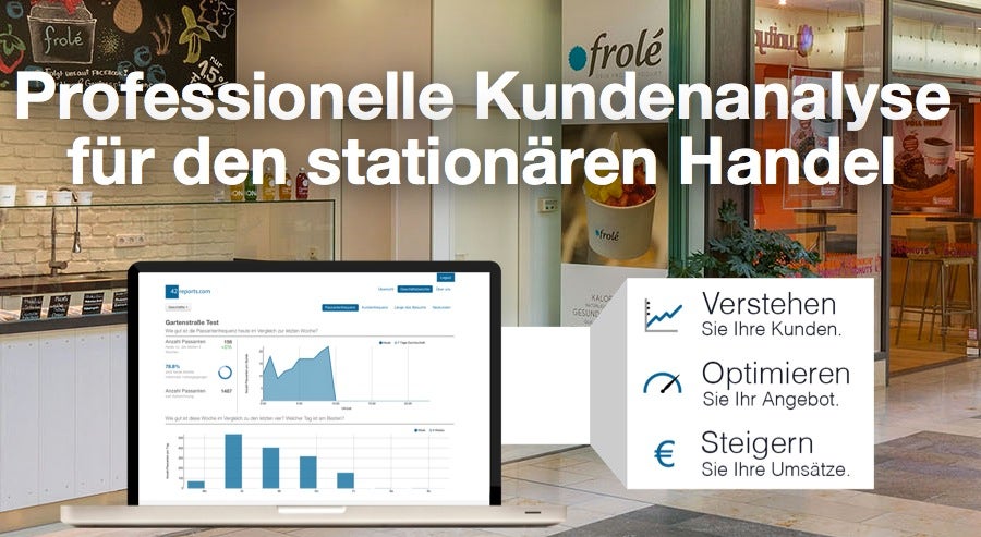 Ein Software-as-a-Service-Dienst liefert die Statistiken zum Einzelhändler.(Screenshot: 42reports)