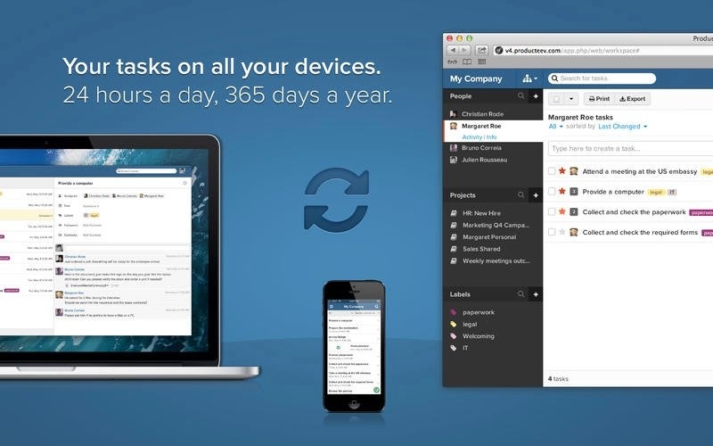 Producteev wird von Jive Software entwickelt. (Screenshot: iTunes)