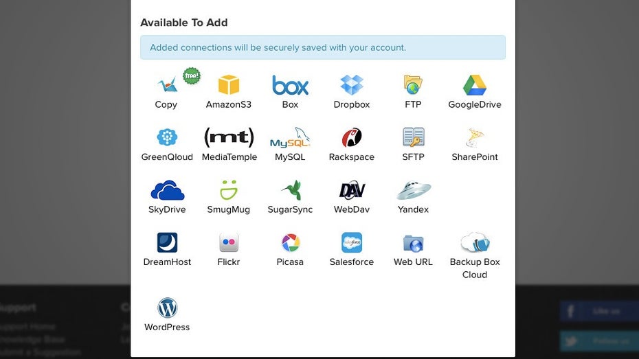 Mover: Die Umzugshelfer für eure Cloud-Speicher. (Screenshot: Mover)