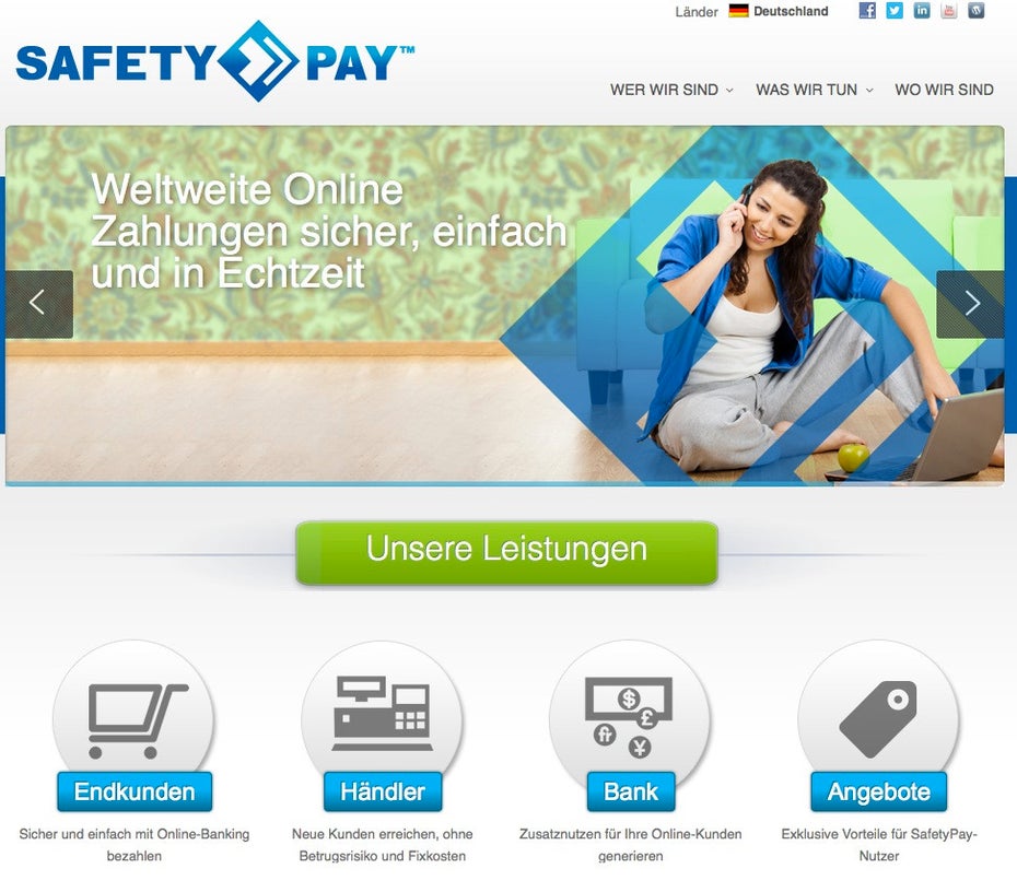 (Screenshot: Safetypay)