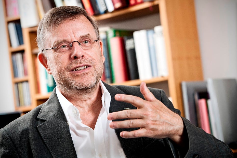 Gunter Dueck bei uns im Interview (Foto: Michael Herdlein) Gunter Dueck