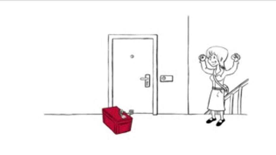 Lockbox: Lass dir deine Pakete an die Tür ketten Lockbox: Lass dir deine Pakete an die Tür ketten