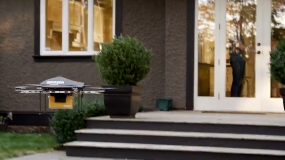 Amazon Prime Air. (Screenshot: YouTube) Amazon Prime Air: Warum die Technik Amazons Drohnen-Plänen (noch) einen Strich durch die Rechnung macht