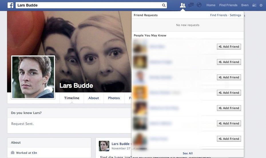Versteckte-Freundeslisten auf Facebook können sichtbar gemacht werden. (Screenshot: Facebook)
