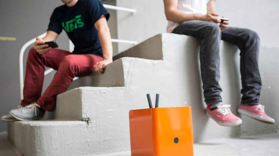 Die orangefarbenen Serverboxen waren das Markenzeichen von Protonet – nun ist das Startup pleite. (Foto: Protonet) Protonet: Das Startup mit dem Crowdfunding-Rekord ist insolvent