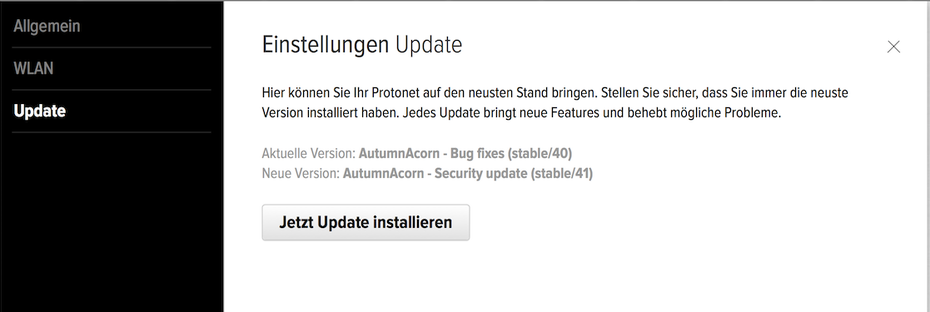 protonet-update-installieren