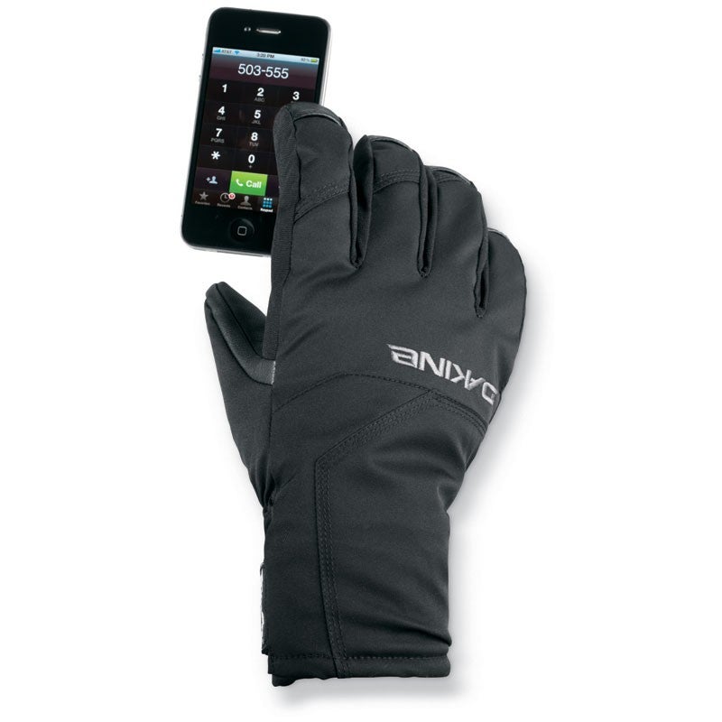 Mit einem Touchscreen-kompatiblen Handschuh kann auch ohne frierende Finger das Smartphone bedienen. (Quelle: dakine.com)