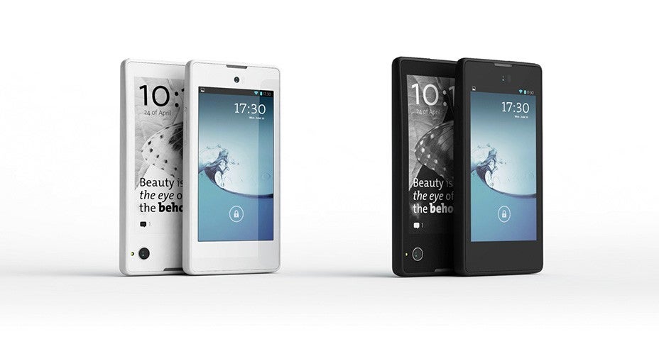 Das YotaPhone verfügt über zwei Displays. (Quelle: yotaphone.com)